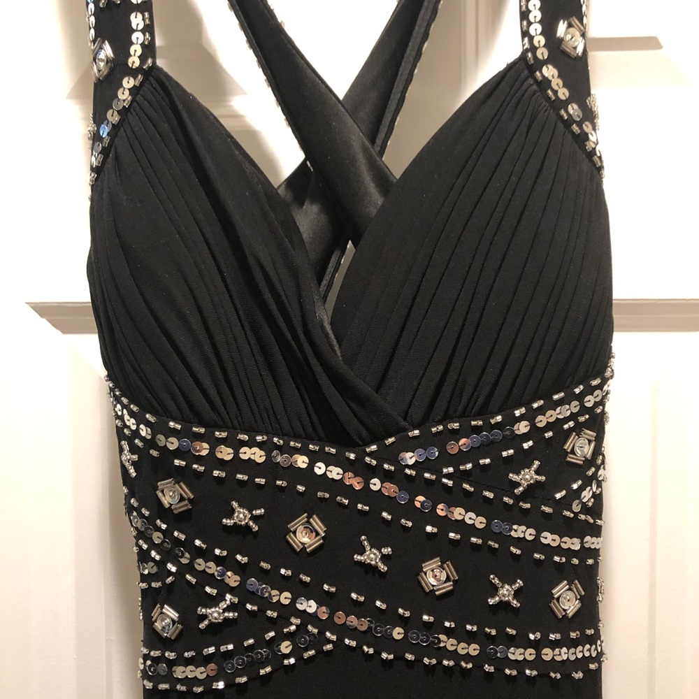 Black maxi evening gown - Picture 3 of 6